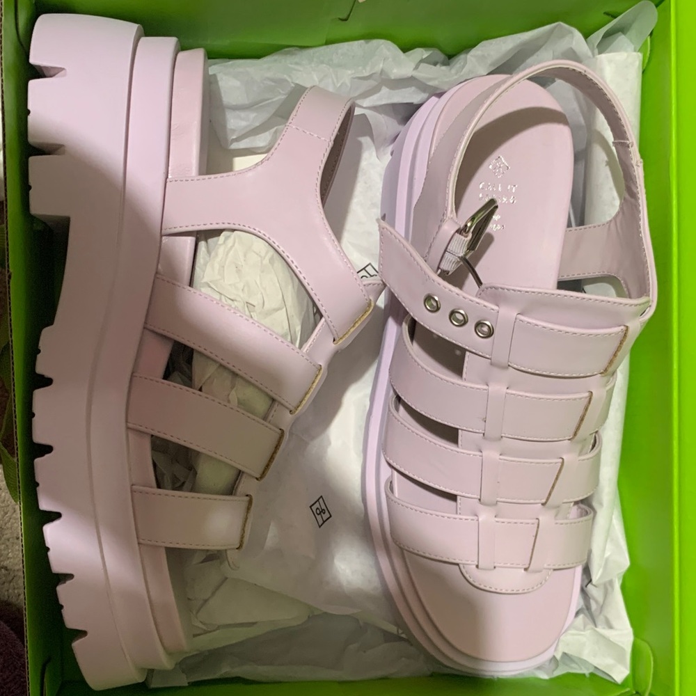 Call It Spring Pink Platform Sandals